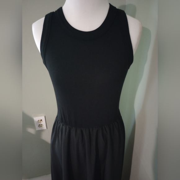 Elegant Black Sleeveless Maxi Dress Size M Medium - Picture 7 of 8